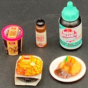 ZURU Mini Brands Fill The Fridge Mini Mini's Collectible Food Condiments Toy Set